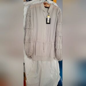 Roberto Cavalli, blouse Ric pieghe,size 42.